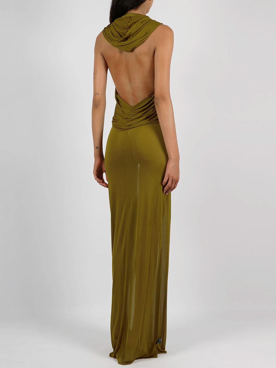 doja dress in olive