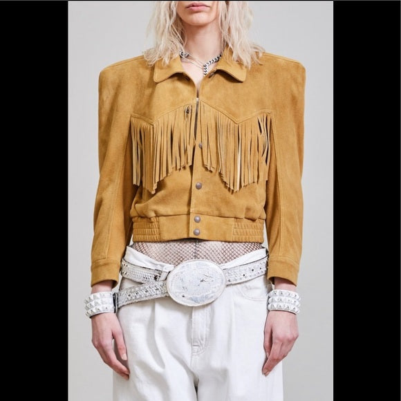 fringe suede jacket